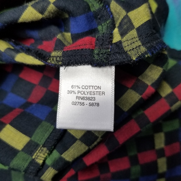 VINTAGE BUTTON UP GEOMETRIC XL PLUS PATTERN RETRO - Picture 3 of 5